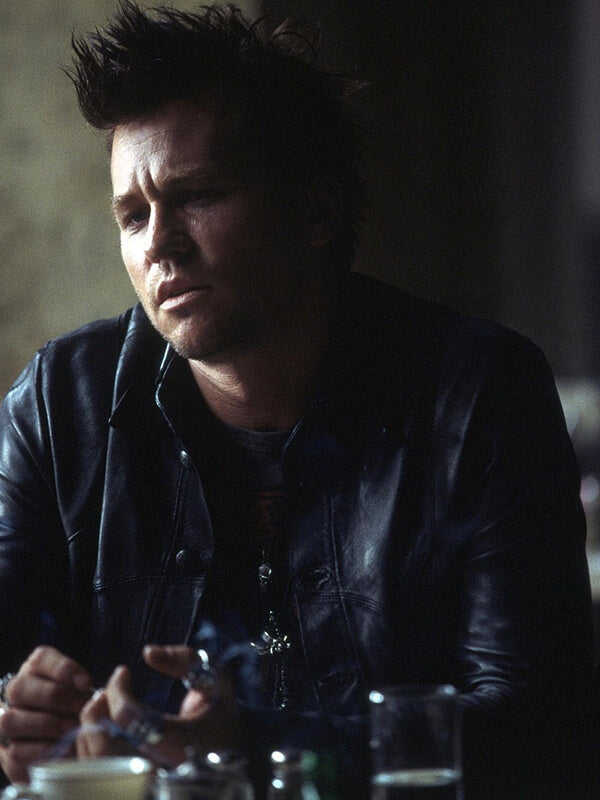 Val Kilmer The Salton Sea Black Leather Jacket
