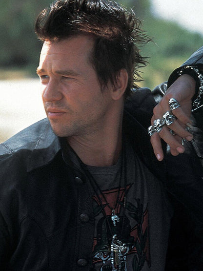Val Kilmer The Salton Sea Black Leather Jacket