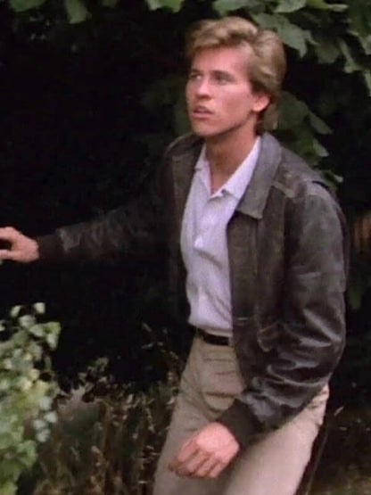 Val Kilmer Top Secret! Brown Leather Jacket