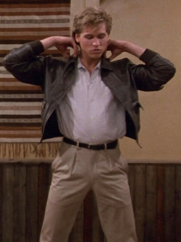 Val Kilmer Top Secret! Brown Leather Jacket