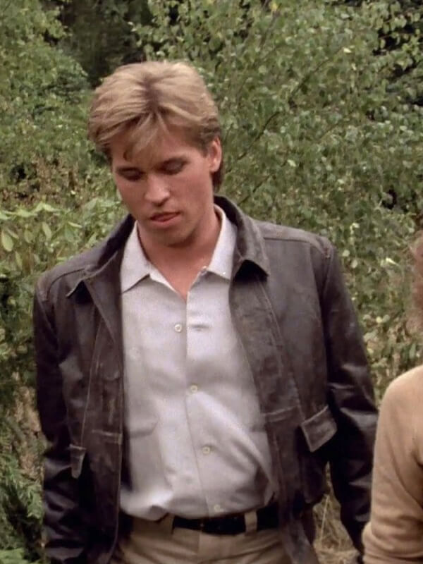 Val Kilmer Top Secret! Brown Leather Jacket