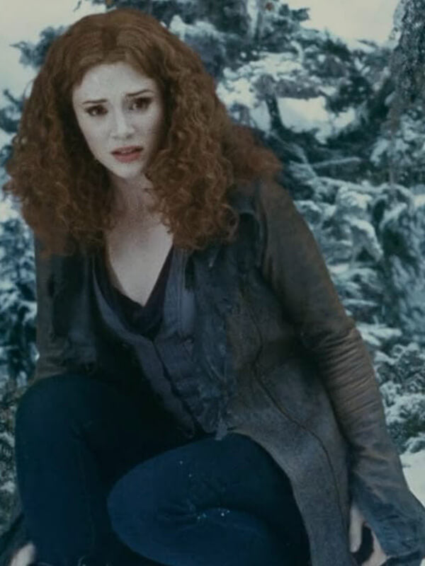 Victoria Sutherland The Twilight Saga Eclipse Leather Coat