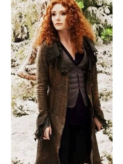 Victoria Sutherland The Twilight Saga Eclipse Leather Coat
