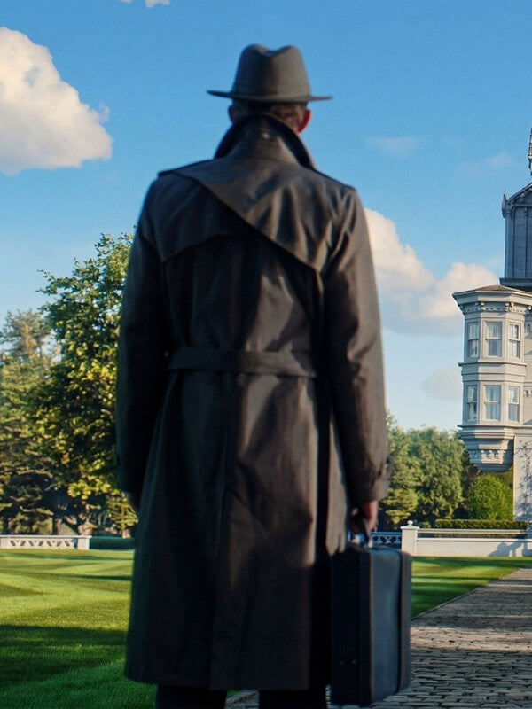 VisionQuest 2026 Paul Bettany Gray Trench Coat