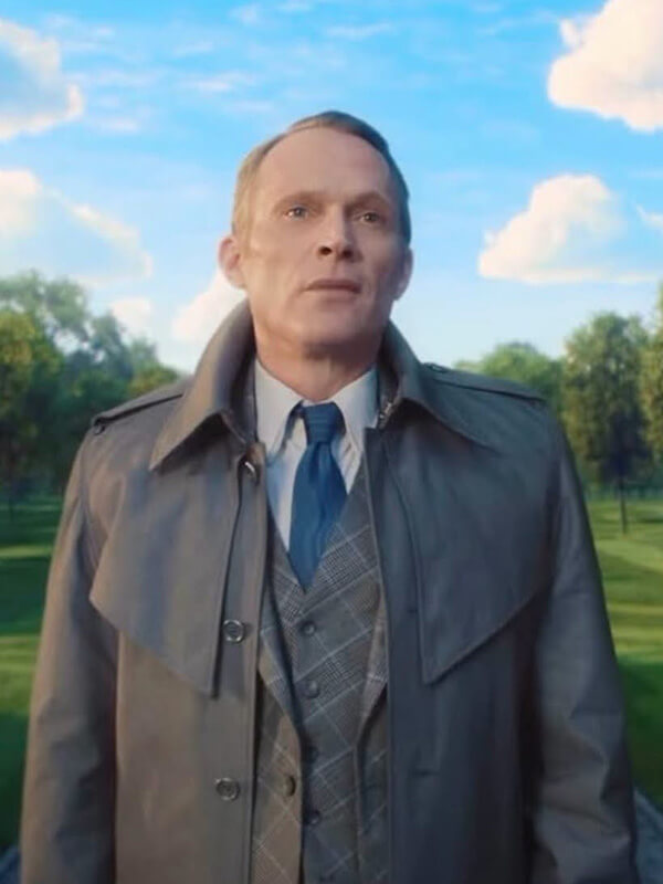 VisionQuest 2026 Paul Bettany Gray Trench Coat