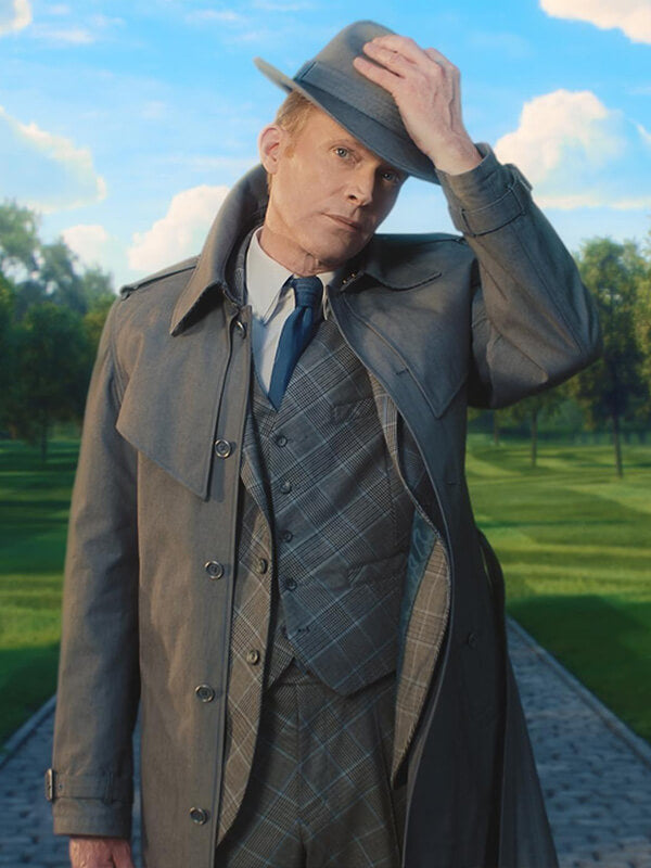 VisionQuest 2026 Paul Bettany Gray Trench Coat