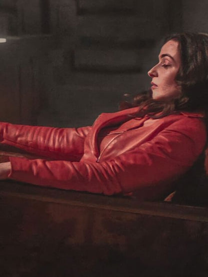 Werewolf by Night Elsa Bloodstone Red Leather Jacket