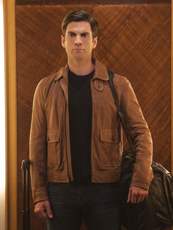 Wes Bentley American Horror Story S05 Leather Jacket
