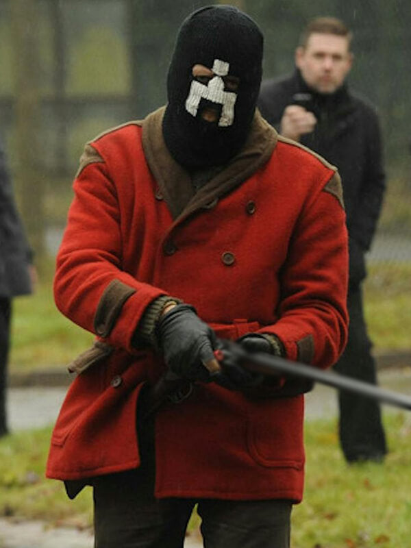 White Bear Black Mirror S06 Red Wool Coat