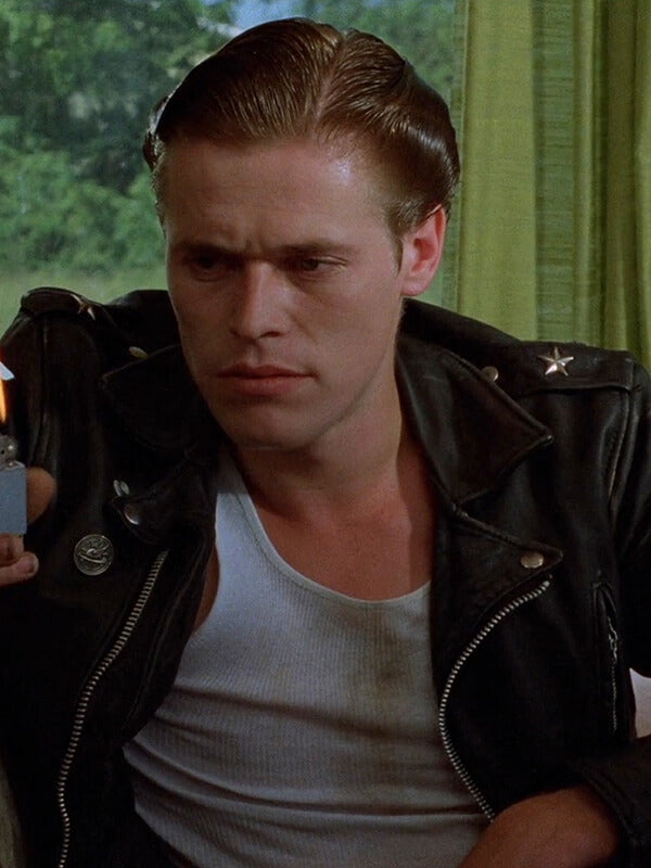 Willem Dafoe The Loveless 1981 Biker Leather Jacket