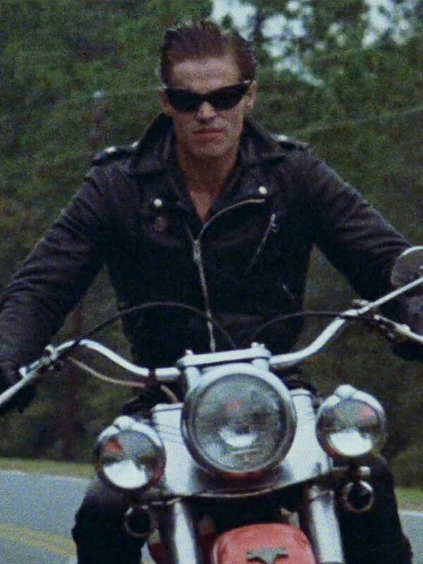 Willem Dafoe The Loveless 1981 Biker Leather Jacket