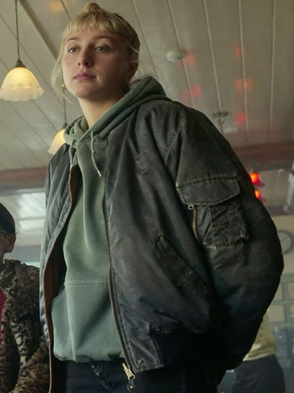 Williams Black Doves S01 Gray Bomber Jacket