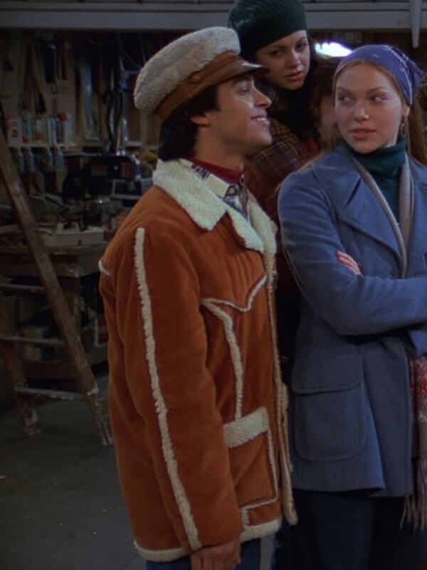 Wilmer Valderrama That '70s Show Suede Shearling Jacket