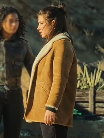 Wingwomen Adèle Exarchopoulo Shearling Leather Jacket