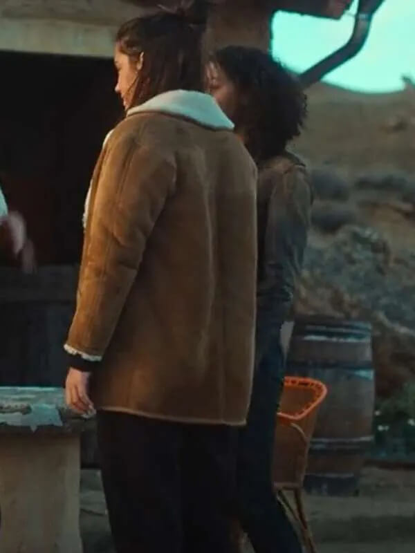 Wingwomen Adèle Exarchopoulo Shearling Leather Jacket