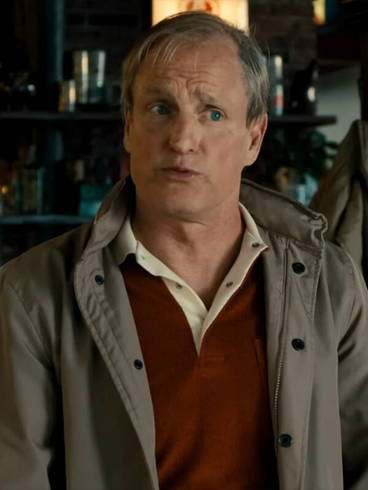 Woody Harrelson Ella McCay 2025 Bomber Jacket