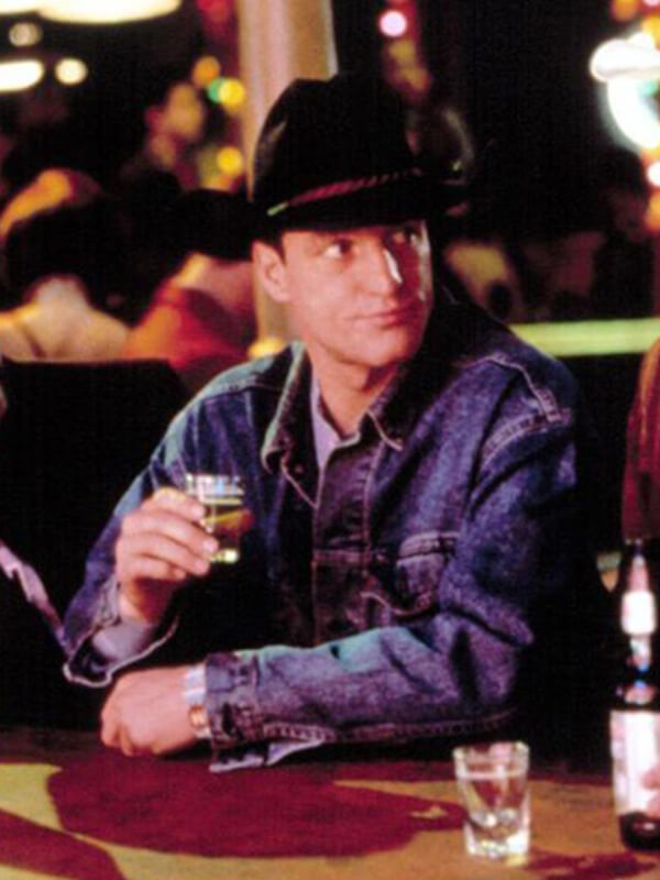 Woody Harrelson The Cowboy Blue Denim Jacket