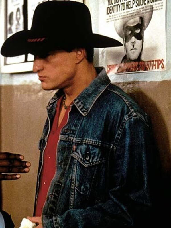 Woody Harrelson The Cowboy Blue Denim Jacket