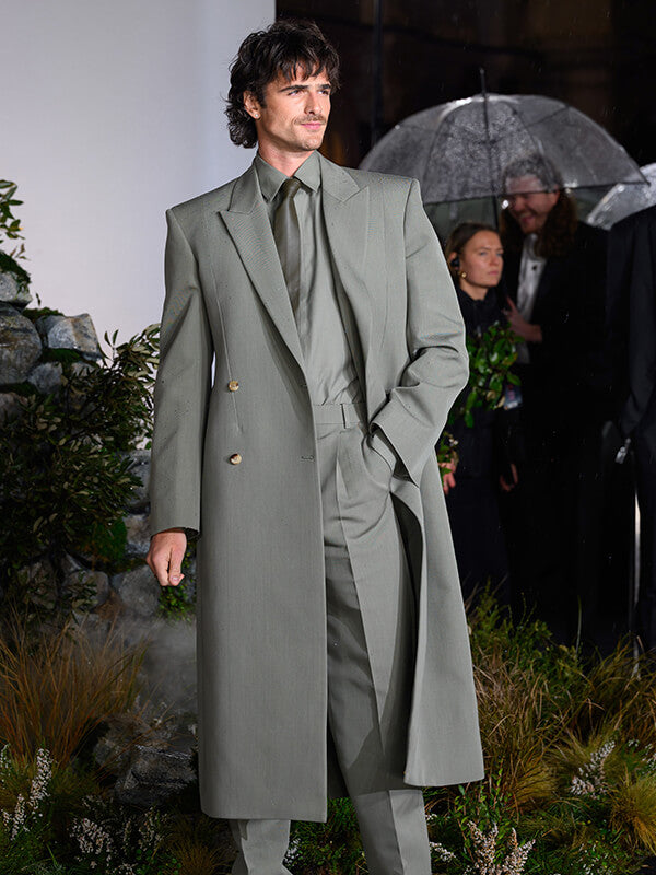 Wuthering Heights 2026 Jacob Elordi Premiere Coat