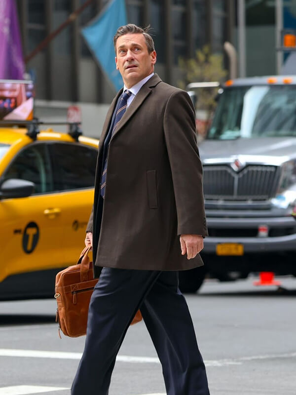 Your Friends and Neighbors Jon Hamm Brown Coat