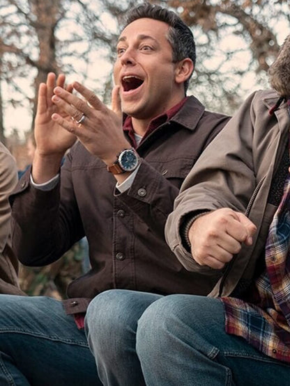 Zachary Levi The Unbreakable Boy 2025 Brown Jacket