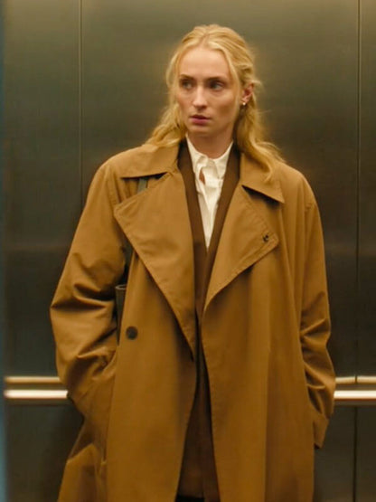 Zara Dunne Steal 2026 Sophie Turner Cotton Coat