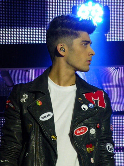 Zayn Malik Brando Black Leather Jacket