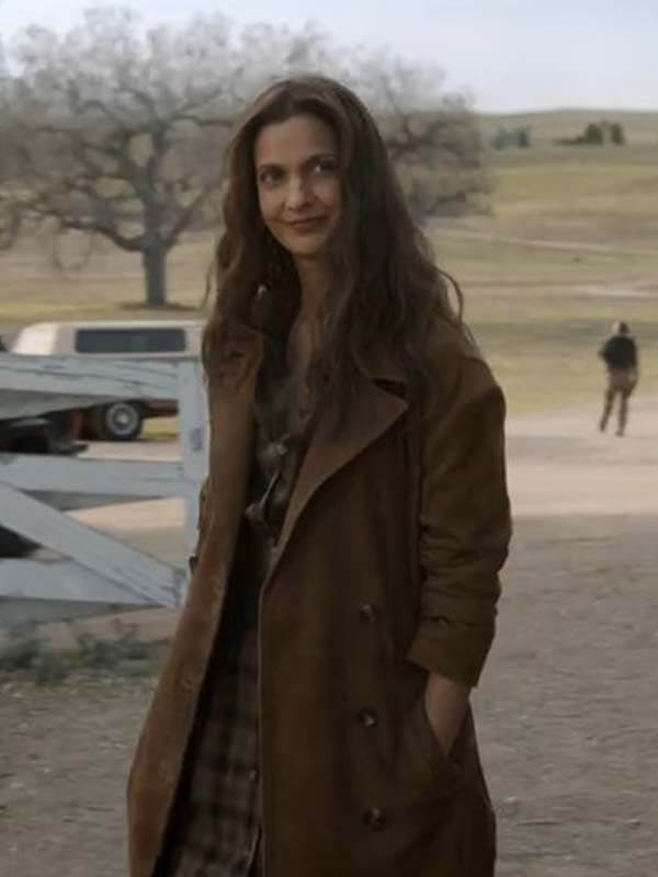Zoe Macon Lanterns S01 Suede Leather Coat