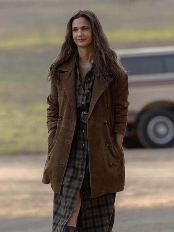 Zoe Macon Lanterns S01 Suede Leather Coat